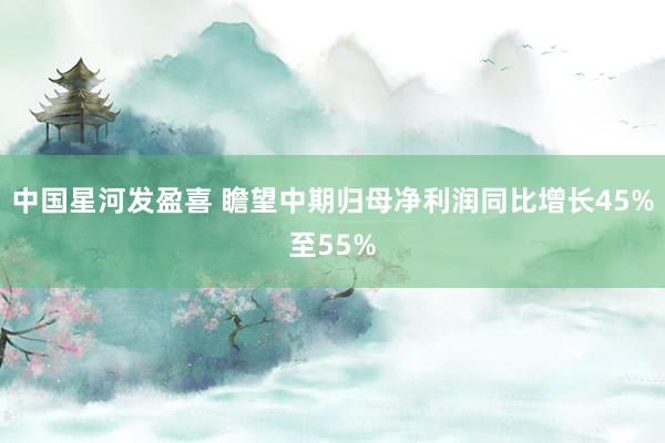 中国星河发盈喜 瞻望中期归母净利润同比增长45%至55%